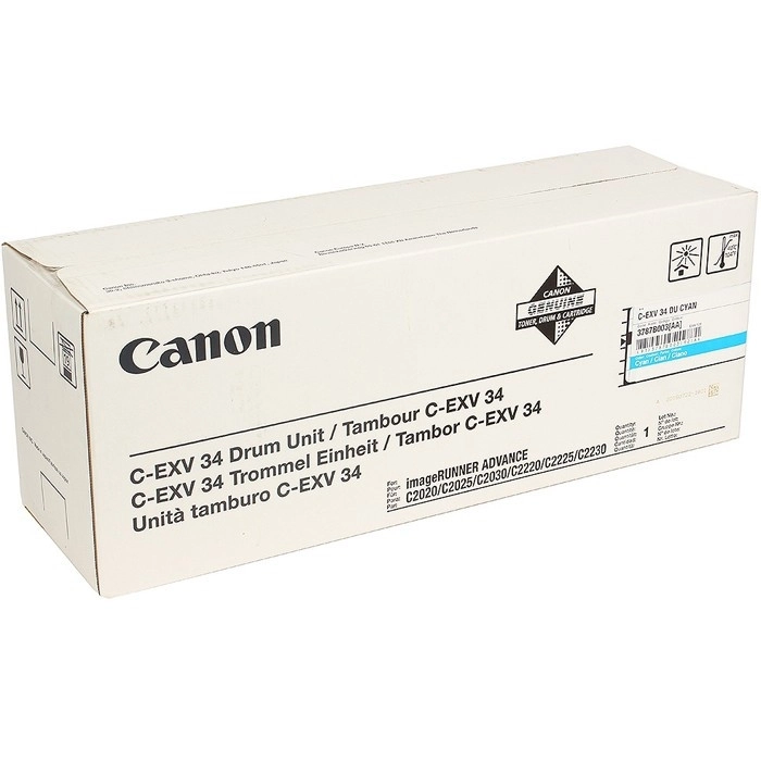 Картридж Canon  C-EXV34 Drum C, 3787B003